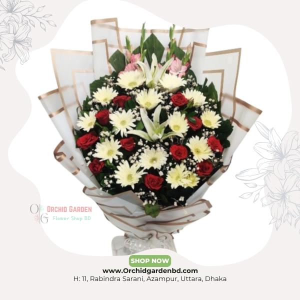 Royal Mixed Bloom Celebration Bouquet