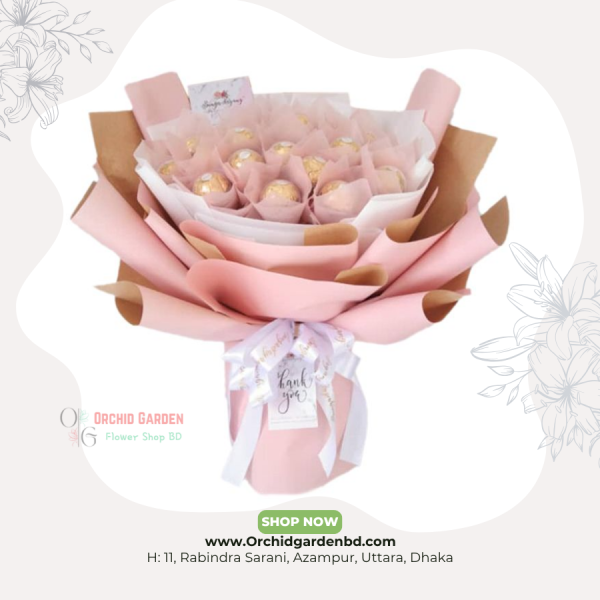 Ferrero Pink Bloom Chocolate Bouquet Luxury Edition