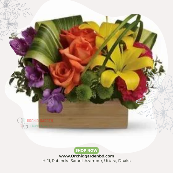 Sunshine Mixed Box Arrangement