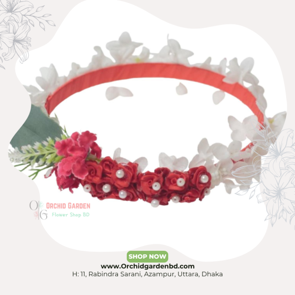 Floral Crown Red White Edition