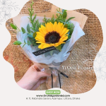 Single Sunflower Bouquet