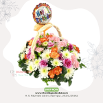 Happy Birthday Flower Basket
