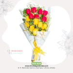 Red & Yellow Rose Mixed Bouquet