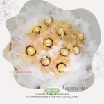 Ferrero Feather Dream Bouquet – Soft White Edition