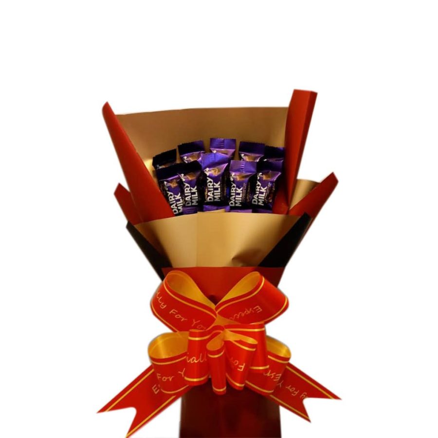 Lovely Mini Dairy Milk Chocolate 1 Bouquet