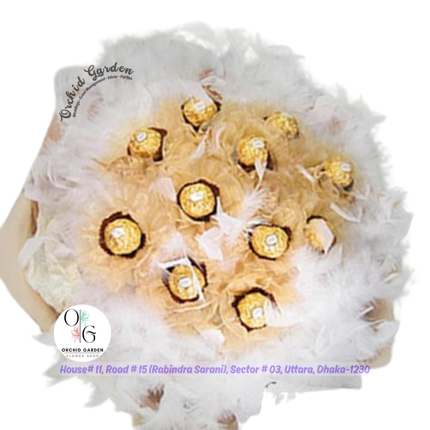 38d0eb24-65bc-4543-9f72-5b93fca7634d.jpg Chocolate - Feather 1 Bouquet - Image 1