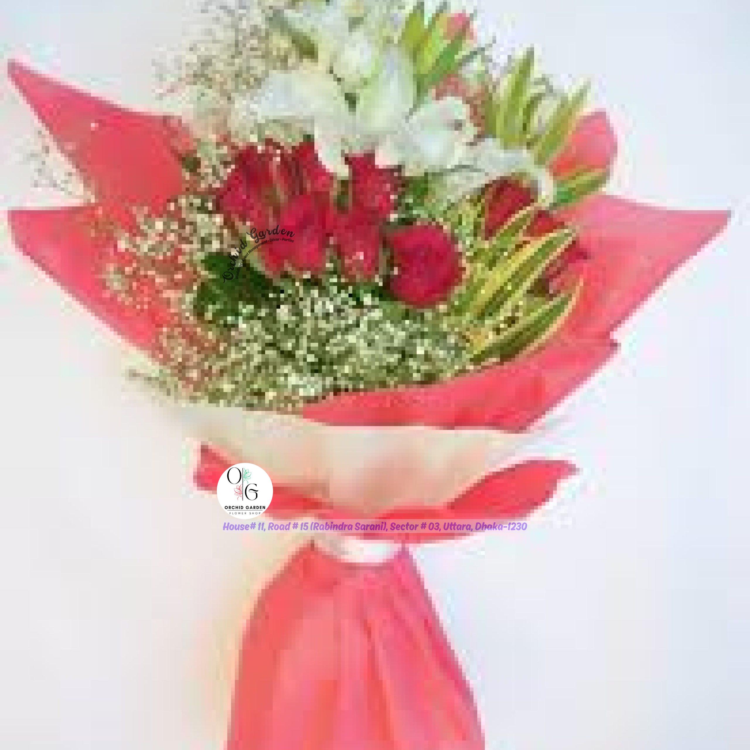 5fb94679ab10f9b137a44689302a6cbe4ceebcbf.jpg Flower Bouquet - High Quality | 1 Set - Image 1