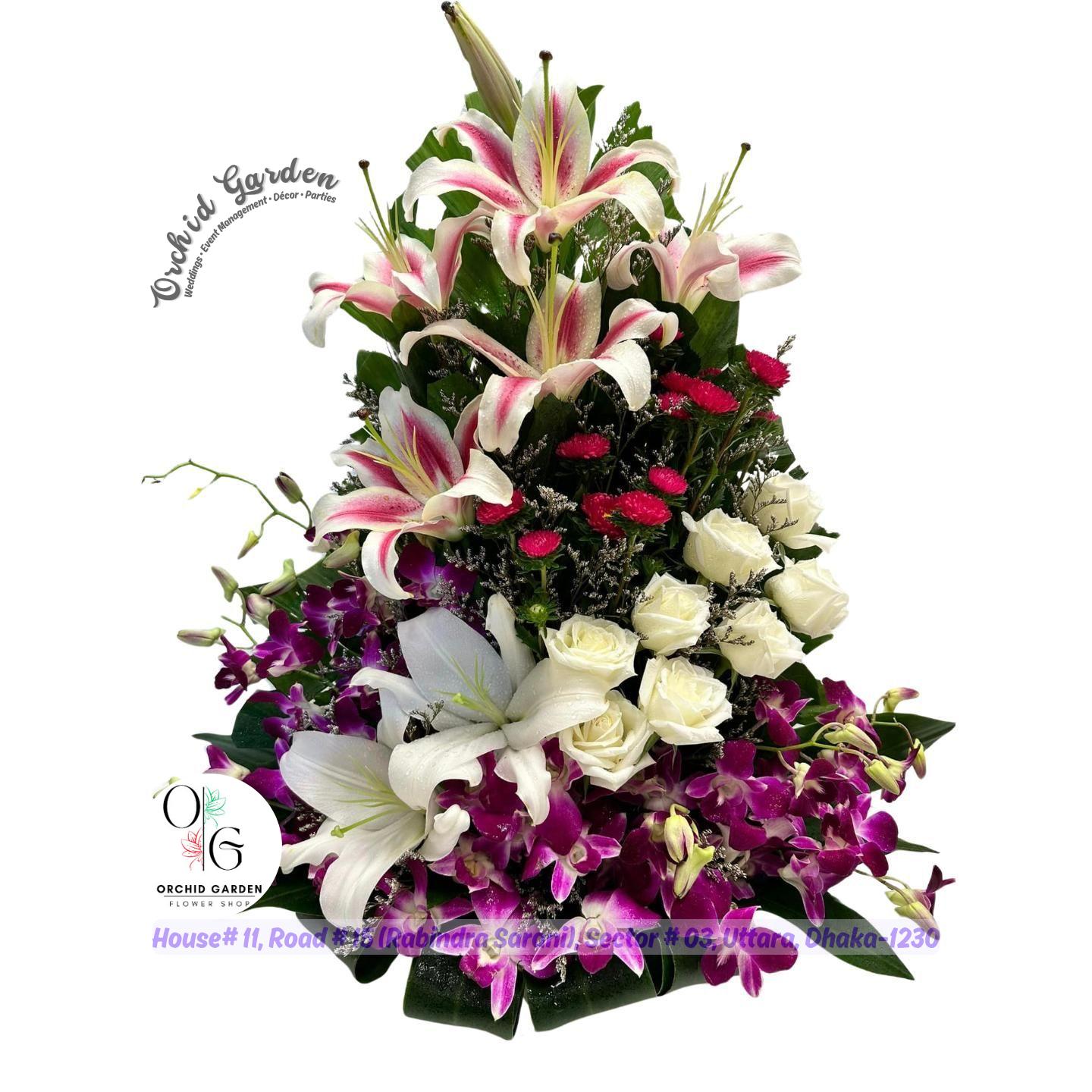 673ed1c5c48ef4dd36549fd2.jpg Grand Floral Symphony Arrangement 1 Bouquet - Image 1