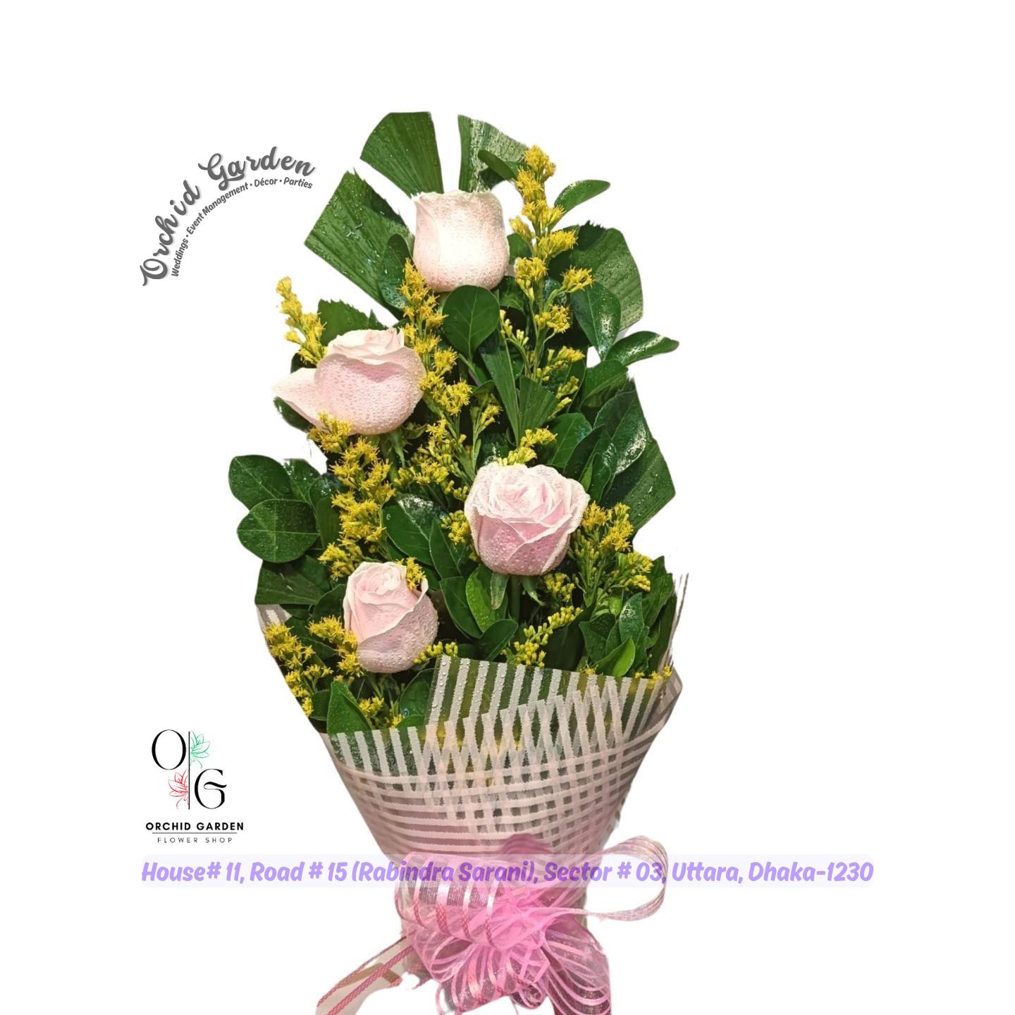 673ed1cdc48ef4dd36549fe0.jpg Soft Blush Chinese Pink Rose 1 Bouquet - Image 1