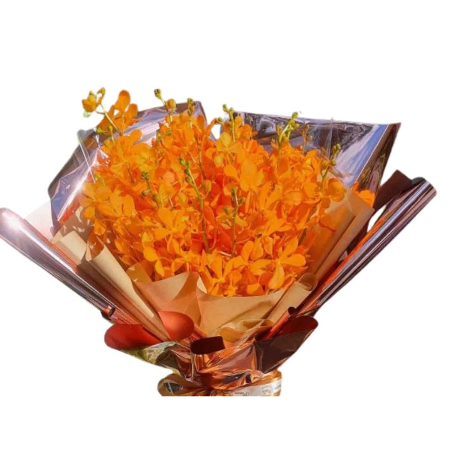 Yellow Mokara Orchid 1 Bouquet