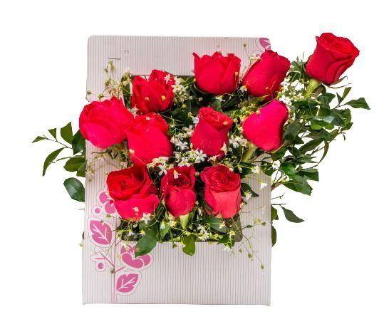 SmallflowerbagRedRose1200.jpg Small Flower Bag Red Rose 1 Piece - Image 1
