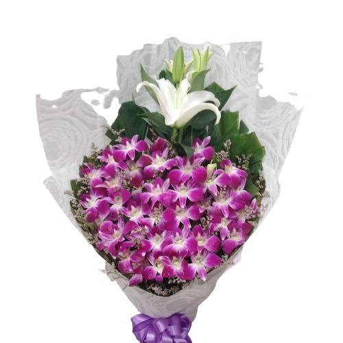 StandOrchidBouquet1pc.jpg Stand Orchid 1 Bouquet - Image 1