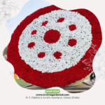 Giant Rose Structure – Mega Floral Installation (Red & White Edition) - Image 2